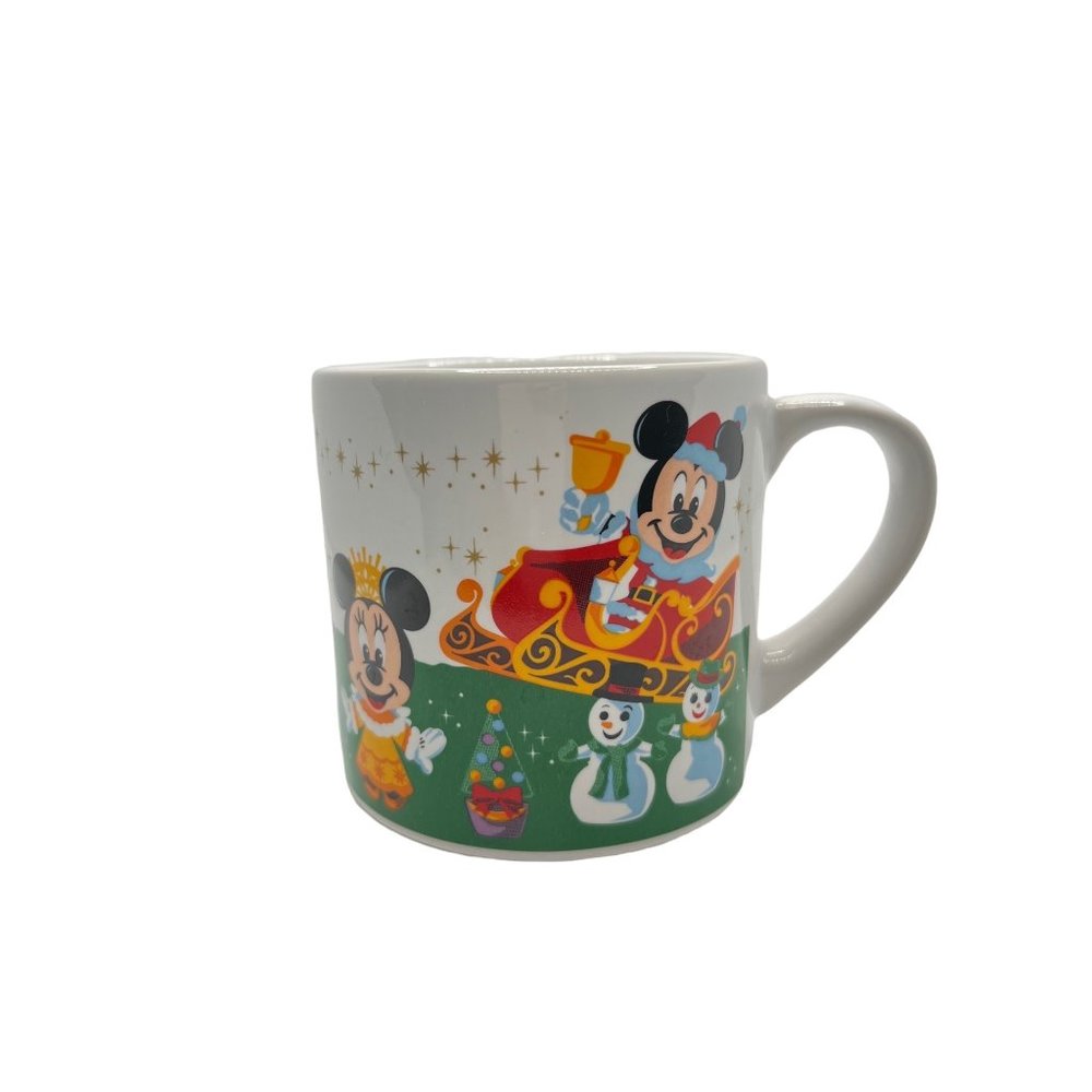 Tokyo Disney Christmas Fantasy 2007 Park Souvenir Mug Cup Retired Design